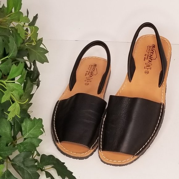 IBICENCA by BNK Leather Slingback Sandals - Picture 3 of 12